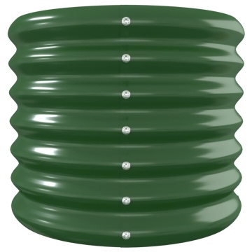 Strat înălțat grădină 332x40x36 cm oțel vopsit electrostatic - Img 4