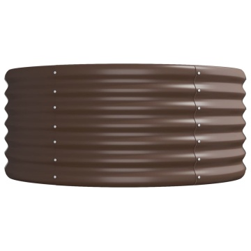 Strat înălțat grădină 620x80x36 cm oțel vopsit electrostatic - Img 4
