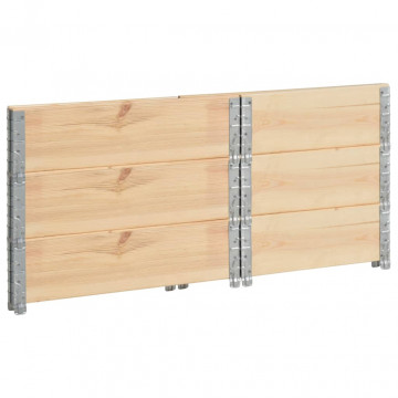 Straturi înălțate, 3 buc., 60 x 80 cm, lemn masiv de pin - Img 4