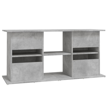 Suport acvariu, gri beton, 121x41x58 cm, lemn prelucrat - Img 7