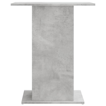 Suport acvariu, gri beton, 60,5x36x72,5 cm, lemn prelucrat - Img 4