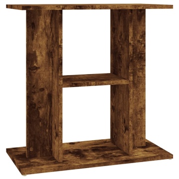 Suport acvariu, stejar afumat, 60x30x60 cm, lemn prelucrat - Img 2