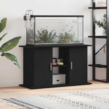 Suport acvariu Stejar negru 101x41x58 cm Lemn prelucrat - Img 1
