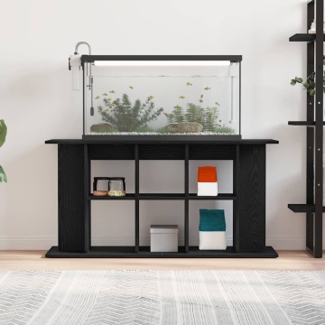 Suport acvariu Stejar negru 120x40x60 cm Lemn prelucrat - Img 3