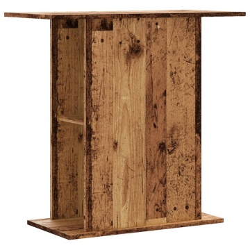 Suport de acvariu, lemn vechi, 36x75x72,5 cm, lemn prelucrat - Img 5