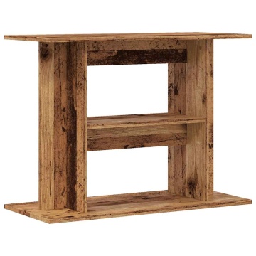 Suport de acvariu, lemn vechi, 80x35x60 cm, lemn prelucrat - Img 2