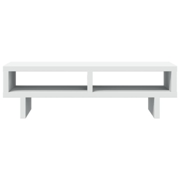 Suport de monitor, alb, 50x27x15 cm, lemn compozit - Img 4