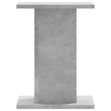 Suport de plante, 2 buc., gri beton, 30x30x40 cm lemn prelucrat - Img 5