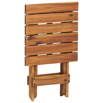 Suport de plante, 30 x 30 x 38 cm, lemn masiv de acacia - Img 3