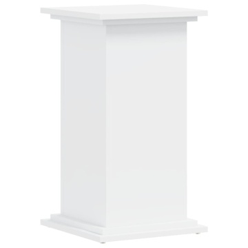 Suport de plante, alb, 33x33x60 cm, lemn prelucrat - Img 2