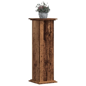 Suport de plante, lemn vechi, 33x33x100 cm, lemn prelucrat - Img 3