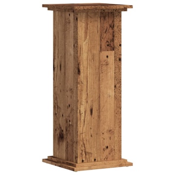 Suport de plante, lemn vechi, 33x33x80 cm, lemn prelucrat - Img 2