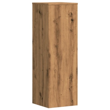 Suport de plante stejar artizanal, 33x33x100 cm, lemn prelucrat - Img 2