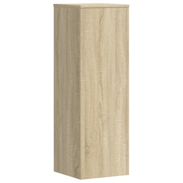 Suport de plante, stejar sonoma, 33x33x100 cm, lemn prelucrat - Img 5