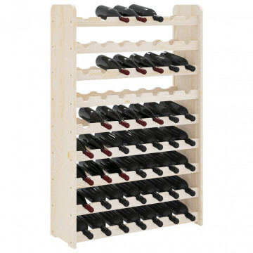 Suport de vinuri, 72,5x25x111,5 cm, lemn masiv de pin - Img 4