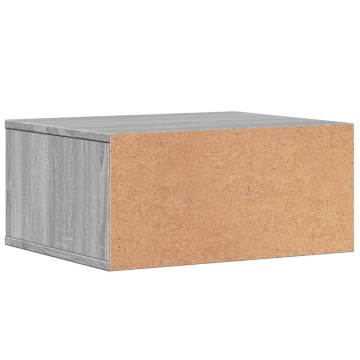 Suport imprimantă, gri sonoma, 49x40x22,5 cm, lemn prelucrat - Img 6