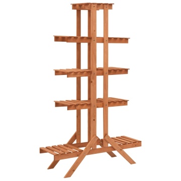 Suport jardinieră, 83x25x132 cm, lemn masiv de brad - Img 1