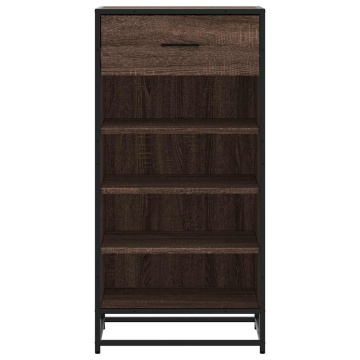 Suport pantofi Stejar maro 48x38x97,5 cm Lemn prelucrat - Img 4