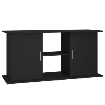 Suport pentru acvariu, negru, 121x41x58 cm, lemn prelucrat - Img 2