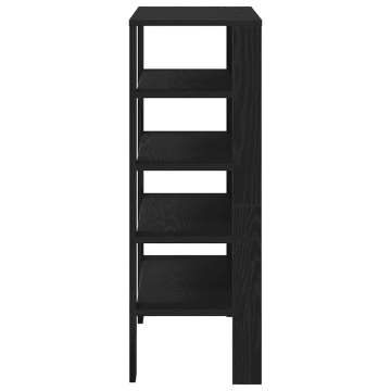 Suport pentru pantofi negru 61x32x87,5 cm Lemn prelucrat - Img 8