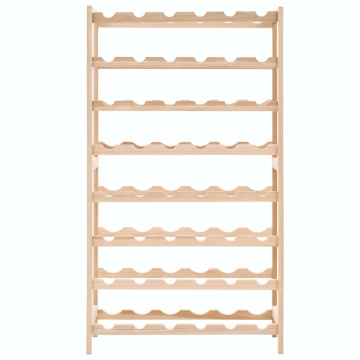 Suport sticle de vin, lemn de cedru, 57,5 x 28 x 102 cm - Img 3