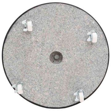 Suport umbrelă de soare, negru, 30 kg, granit, rotund - Img 7