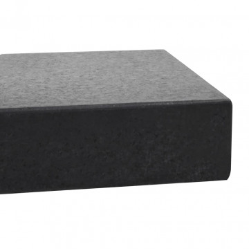 Suport umbrelă de soare, negru, granit, 25 kg, dreptunghiular - Img 5