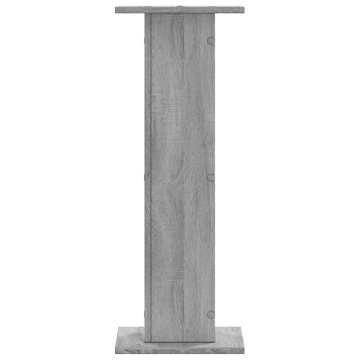 Suporturi de plante 2 buc. gri sonoma 30x30x80cm lemn prelucrat - Img 4
