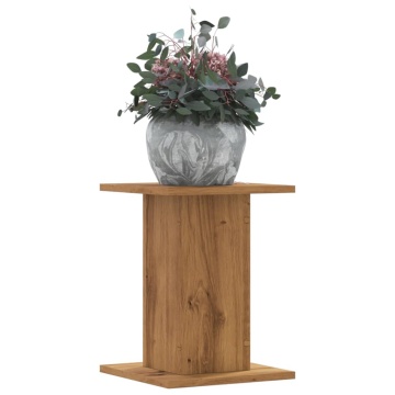 Suporturi de plante, 2 buc., stejar artizanal, 30x30x40cm, lemn - Img 1