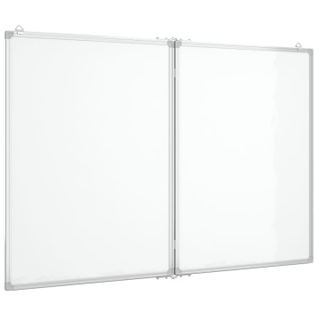 Tablă magnetică pliabilă, alb, 120x80x1,7 cm, aluminiu - Img 2