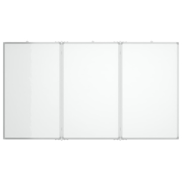 Tablă magnetică pliabilă, alb, 180x80x1,7 cm, aluminiu - Img 3