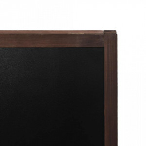 Tablă neagră cu două fețe, lemn de cedru, verticală, 40x60 cm - Img 5