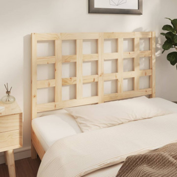 Tăblie de pat, 125,5x4x100 cm, lemn masiv de pin - Img 4