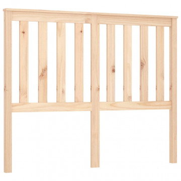 Tăblie de pat, 146x6x101 cm, lemn masiv de pin - Img 2