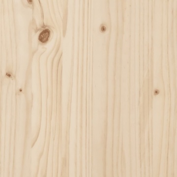 Tăblie de pat, 186x4x104 cm, lemn masiv de pin - Img 6