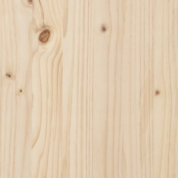 Tăblie de pat, 203,5x3x81 cm, lemn masiv de pin - Img 4