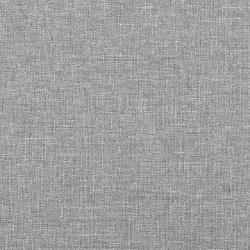 Tăblie de pat cu aripioare gri deschis 147x16x118/128 cm textil - Img 5
