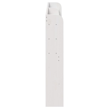 Tăblie de pat cu rafturi, 160 cm, lemn masiv de pin - Img 4