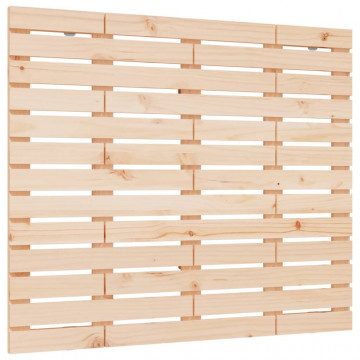 Tăblie de pat pentru perete, 96x3x91,5 cm, lemn masiv de pin - Img 2