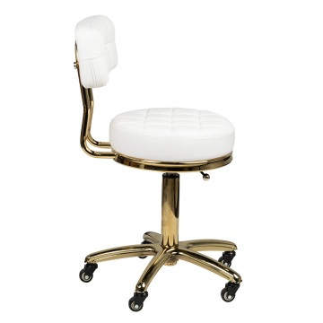 Taburet cosmetic Gold AM-961, alb - Img 3