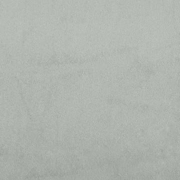 Taburet, gri deschis, 77x55x31 cm, catifea - Img 6