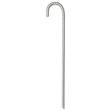 Țăruși de cort, 12 buc., 37 cm, Ø10 mm, oțel galvanizat - Img 3