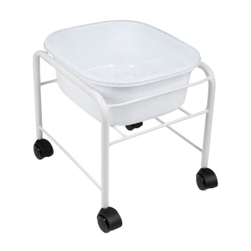 Tava de pedichiura simpla cu roti albe - Img 1