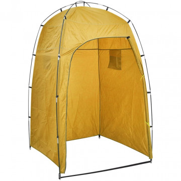 Toaletă portabilă de camping cu cort, 10+10 L - Img 3