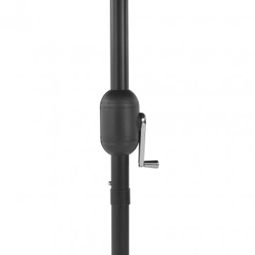 Umbrelă de soare de exterior, stâlp aluminiu, antracit, 270 cm - Img 5