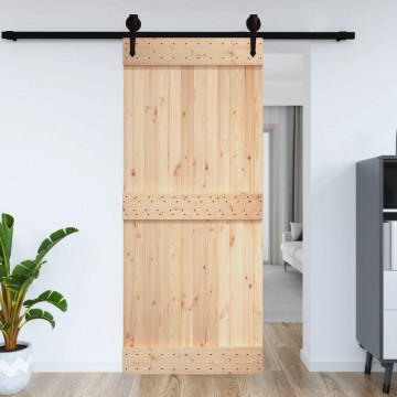 Ușă „NARVIK”, 70x210 cm, lemn masiv de pin - Img 1