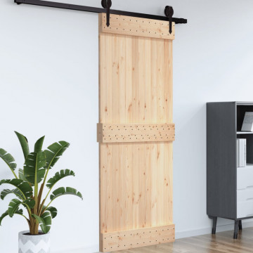Ușă „NARVIK”, 70x210 cm, lemn masiv de pin - Img 4