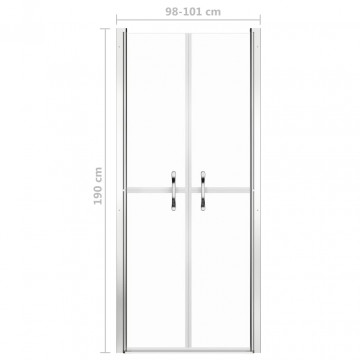 Ușă cabină de duș, transparent, 101 x 190 cm, ESG - Img 5