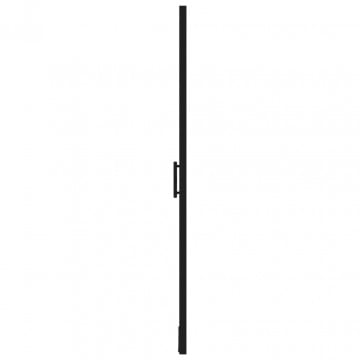 Ușă de duș, negru, 91 x 195 cm, sticlă securizată - Img 4