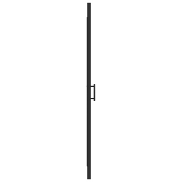 Ușă de duș, negru, 91x195 cm, sticlă securizată semi-mată - Img 4